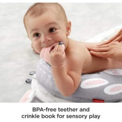 Fisher Price Baby Bunny Massage Set Soothing Fun Mat Teether -XS-Stock GRAGJD32 5959 9643 4 opt