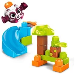 Mega Bloks Peek-a-Blocks Animal Slide Building Set 14 Pieces -XS-Stock GRAGKX66 6419 B A 2 opt