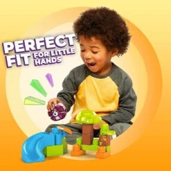 Mega Bloks Peek-a-Blocks Animal Slide Building Set 14 Pieces -XS-Stock GRAGKX66 6419 B A 4 opt