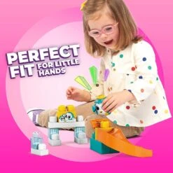 Mega Bloks Peek-a-Blocks Animal Slide Building Set 14 Pieces -XS-Stock GRAGKX66 6419 B B 3 opt