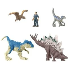 Jurassic World Minis Pack Of 5 Dinosaur Theme Action Figures -XS-Stock GRAGWP70 6470 922A A 2 opt