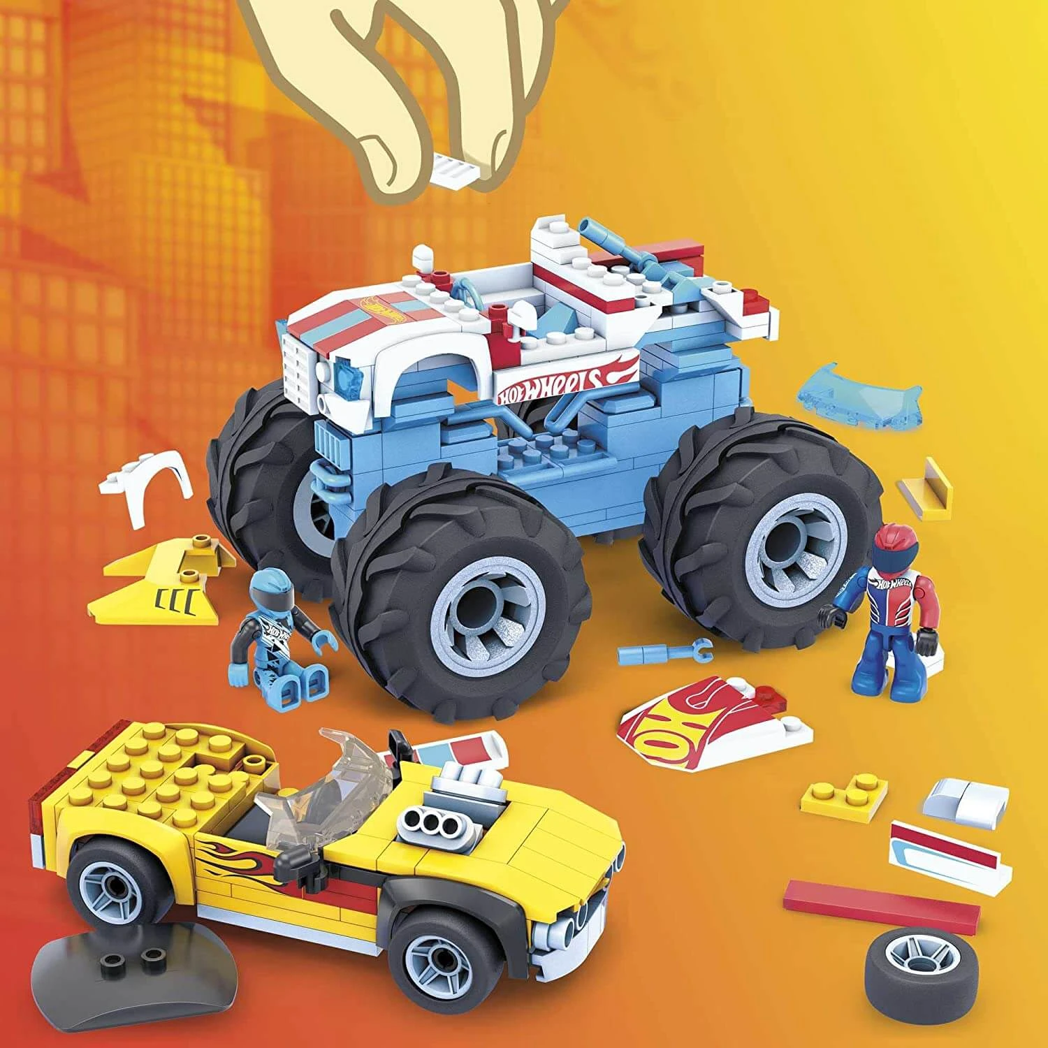 Mega Construx Mega Hot Wheels Monster Trucks Building Set Rodger Dodger 2 Mega Construx Mega Hot Wheels Monster Trucks Building Set Rodger Dodger - Image 2