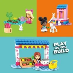 Barbie Mega Construx Building Set 3 Micro Dolls Over 90 Pieces -XS-Stock GRAHDJ85 6251 9633 4 opt