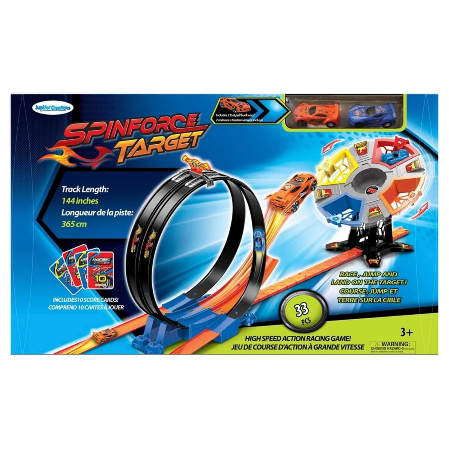 Spinforce Target High Speed Car Racing Track Game Set 33 Pc 1 Spinforce Target High Speed Car Racing Track Game Set 33 Pc