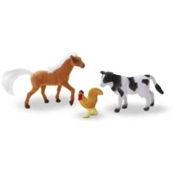 Melissa & Doug Farm Friends 10 Animals Set In Wooden Tray Barn -XS-Stock HEA10594 4 opt