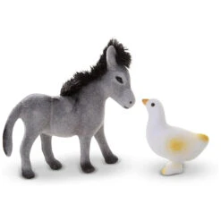 Melissa & Doug Farm Friends 10 Animals Set In Wooden Tray Barn -XS-Stock HEA10594 5 opt