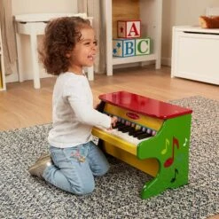 Melissa & Doug Learn To Play Piano Toy 25 Keys Solid Wood 40cm -XS-Stock HEA11314 3 opt