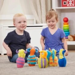 Melissa & Doug Plush Monster 6 Pin Bowling Game With Storage Bag -XS-Stock HEA12210 3 opt