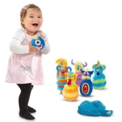 Melissa & Doug Plush Monster 6 Pin Bowling Game With Storage Bag -XS-Stock HEA12210 4 opt