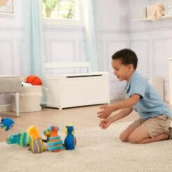 Melissa & Doug Plush Monster 6 Pin Bowling Game With Storage Bag -XS-Stock HEA12210 6 opt