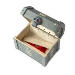 Melissa & Doug Wooden Pirate Chest Set Treasure Eye Patch Bandana -XS-Stock HEA12576 5 opt