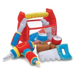 Melissa & Doug Toolbox Fill & Spill Plush Tools Toddler Toy -XS-Stock HEA13038 3 opt