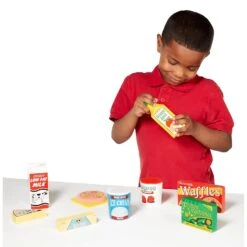 Melissa & Doug Wooden Fridge Food Play Set Hand Painted 9 Pieces 10 Melissa & Doug Wooden Fridge Food Play Set Hand Painted 9 Pieces -XS-Stock HEA14076 5 opt