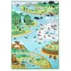 Melissa & Doug Jumbo Habitats Rug 5 Animals Play Mat 200cm