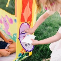 Melissa & Doug Blue's House Play Tent Indoor Outdoor 1.2m -XS-Stock HEA33022 5 opt