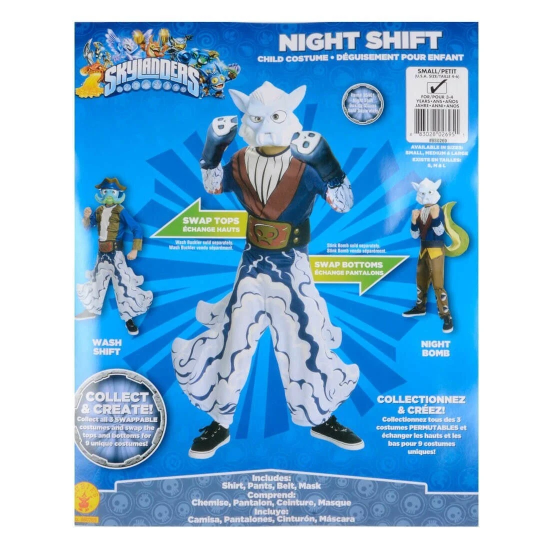 Skylanders Costume Kids Fancy Dress Character With Mask 1 Skylanders Costume Kids Fancy Dress Character With Mask