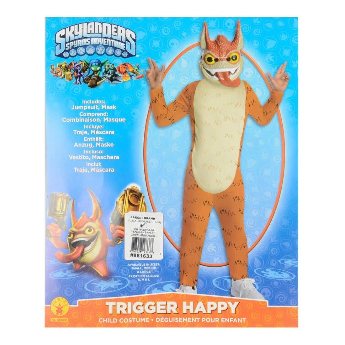 Skylanders Costume Kids Fancy Dress Character With Mask 2 Skylanders Costume Kids Fancy Dress Character With Mask - Image 2