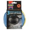 Kent Car Care 3 Polish Applicator Pads With Handle Clean Buff
