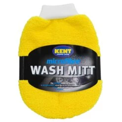 Kent Microfibre Wash Mitt Car Cleaning Glove One Size