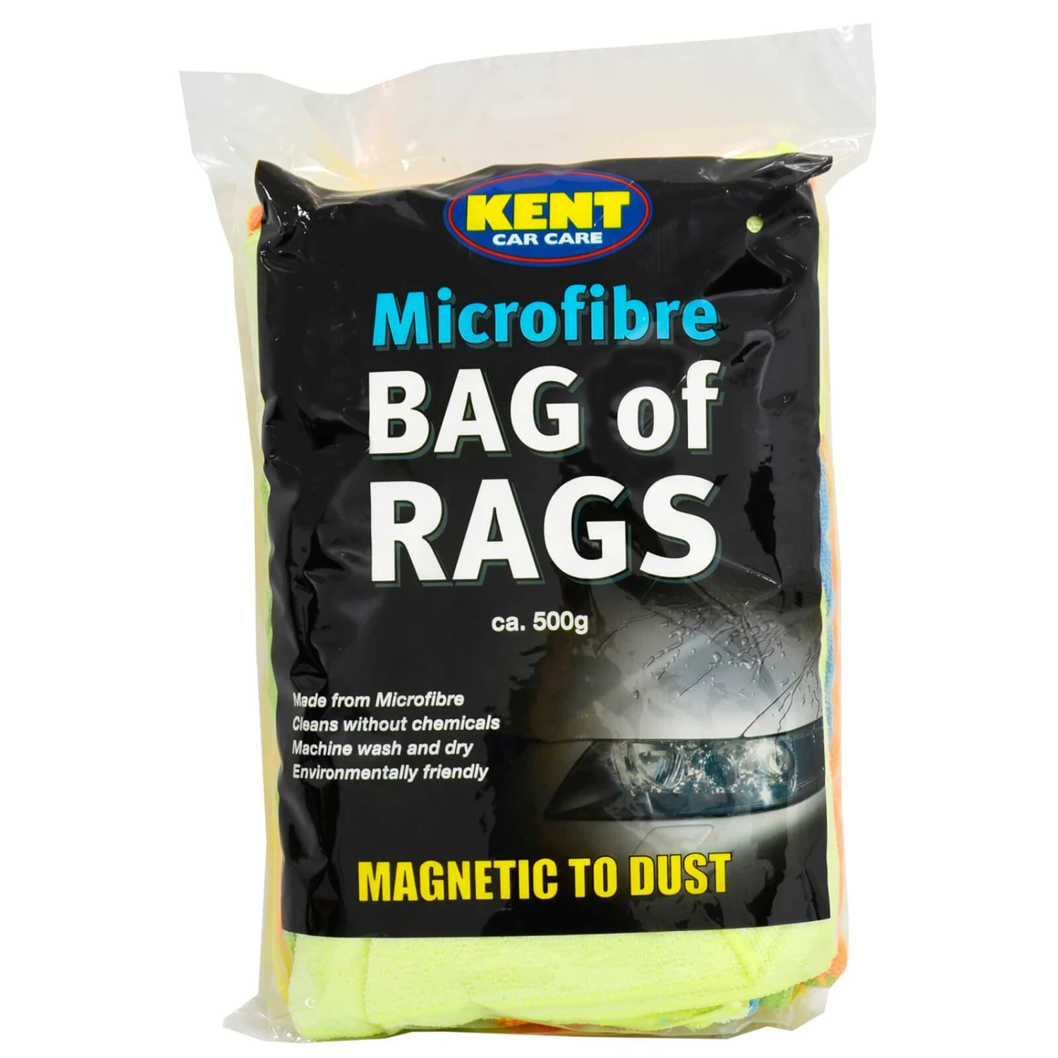 Kent Bag Of Rags Microfibre Cloths Assorted Pieces 500g 1 Kent Bag Of Rags Microfibre Cloths Assorted Pieces 500g