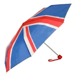 Drizzles Union Jack Flag Supermini Umbrella Manual Brolly