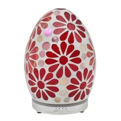 Leonardo Aroma Humidifier Flower Mosaic Egg Colour Change LED Light 16cm -XS-Stock LPLLP47494 3 opt