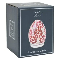 Leonardo Aroma Humidifier Flower Mosaic Egg Colour Change LED Light 16cm -XS-Stock LPLLP47494 4 opt
