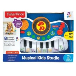 Fisher Price Musical Kids Studio 8 Animal Sounds Turntable Age 2+