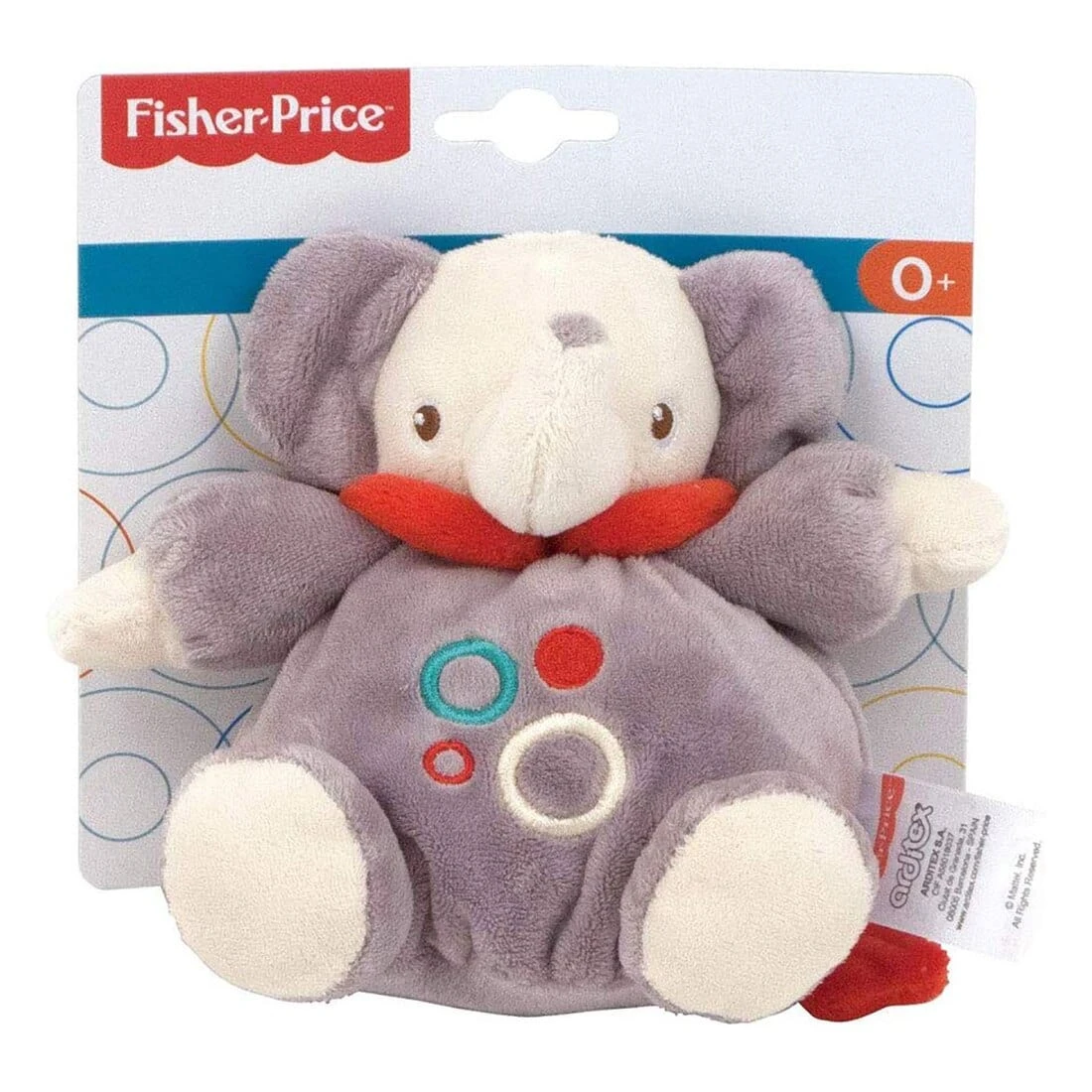 Fisher Price Fisher-Price Plush Animal Baby Soft Toy 6" Character Rattle 2 Fisher Price Fisher-Price Plush Animal Baby Soft Toy 6" Character Rattle - Image 2