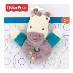 Fisher Price Fisher-Price Plush Animal Ring Baby Toy With Rattle 12cm -XS-Stock PRIFP10092 45577.1573741657.1100.1100