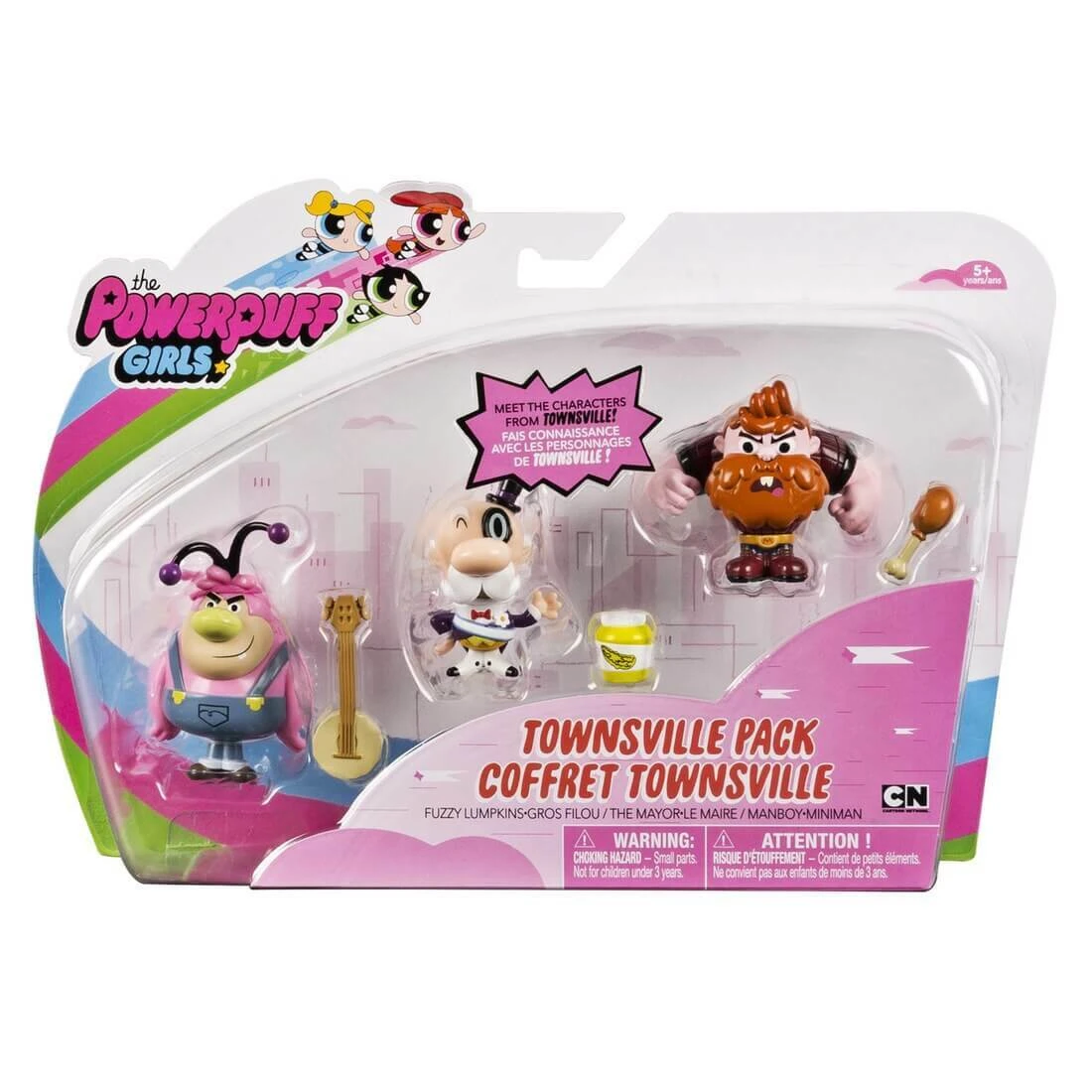 Powerpuff Girls Fuzzy Lumpkins Townsville Pack 3 Figures 1 Powerpuff Girls Fuzzy Lumpkins Townsville Pack 3 Figures