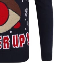 Mens Novelty Christmas Jumper Pucker Up Mistletoe Reindeer -XS-Stock SRG1A13480 A E 1600 4 20243.1570022269.1100.1100