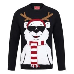 Mens Novelty Christmas Jumper Light Up Knitted Polar Bear -XS-Stock SRG1A13947R F J 1600 1 22840.1571395487.1100.1100