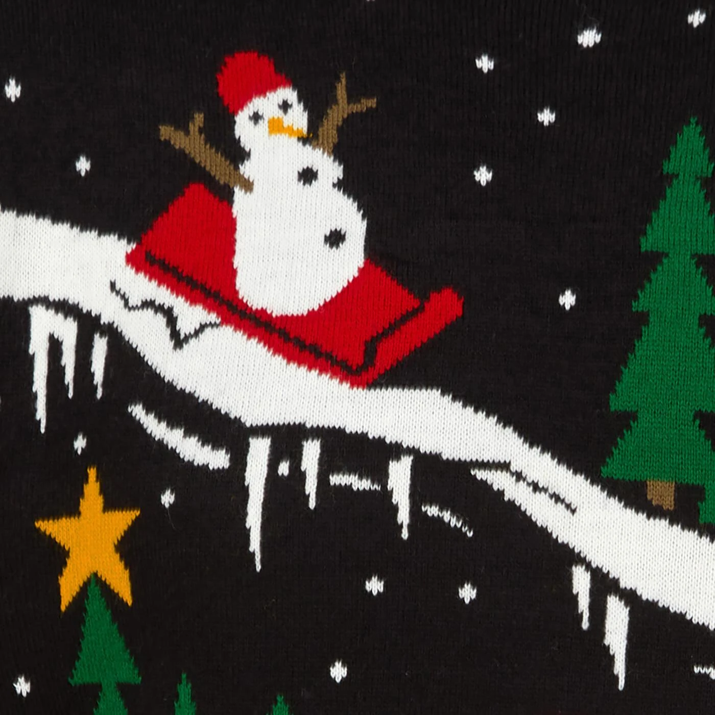 Mens To The Pub Snowman Christmas Jumper 3 Mens To The Pub Snowman Christmas Jumper - Image 3