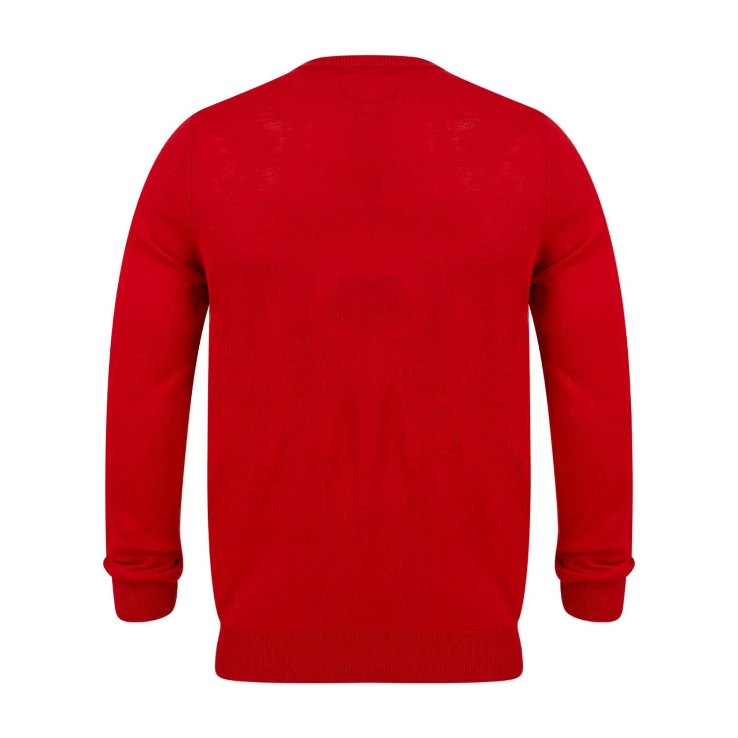 Mens LED Faux Fur Rudolph Argyle Christmas Jumper 2 Mens LED Faux Fur Rudolph Argyle Christmas Jumper - Image 2