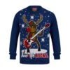 Mens LED Rudolph Rocks Christmas Jumper 3D Nose