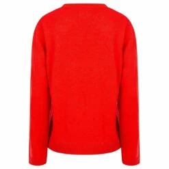 Womens Furry Reindeer Christmas Jumper Red Pom Pom Nose -XS-Stock SRG3A15785 2 opt 24670.1604309093.1100.1100