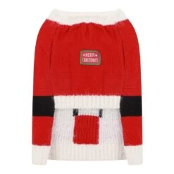 Dog Christmas Jumper Knitted Santa Claus Coat Jacket One Size -XS-Stock SRG8A14125 B 1600 2 87097.1571393941.1100.1100