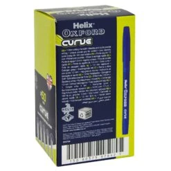 Box Of 50 Ball Pens Helix Oxford Curve 1mm Needle Point -XS-Stock UBLILX0031 2 opt