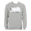 Mens Sweater Just Chillin Snowman Grey Crew Neck Jumper