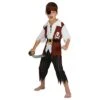 Boys Cutthroat Pirate Fancy Dress Halloween Costume