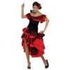 Womens Spanish Senorita Flamenco Dance Halloween Costume