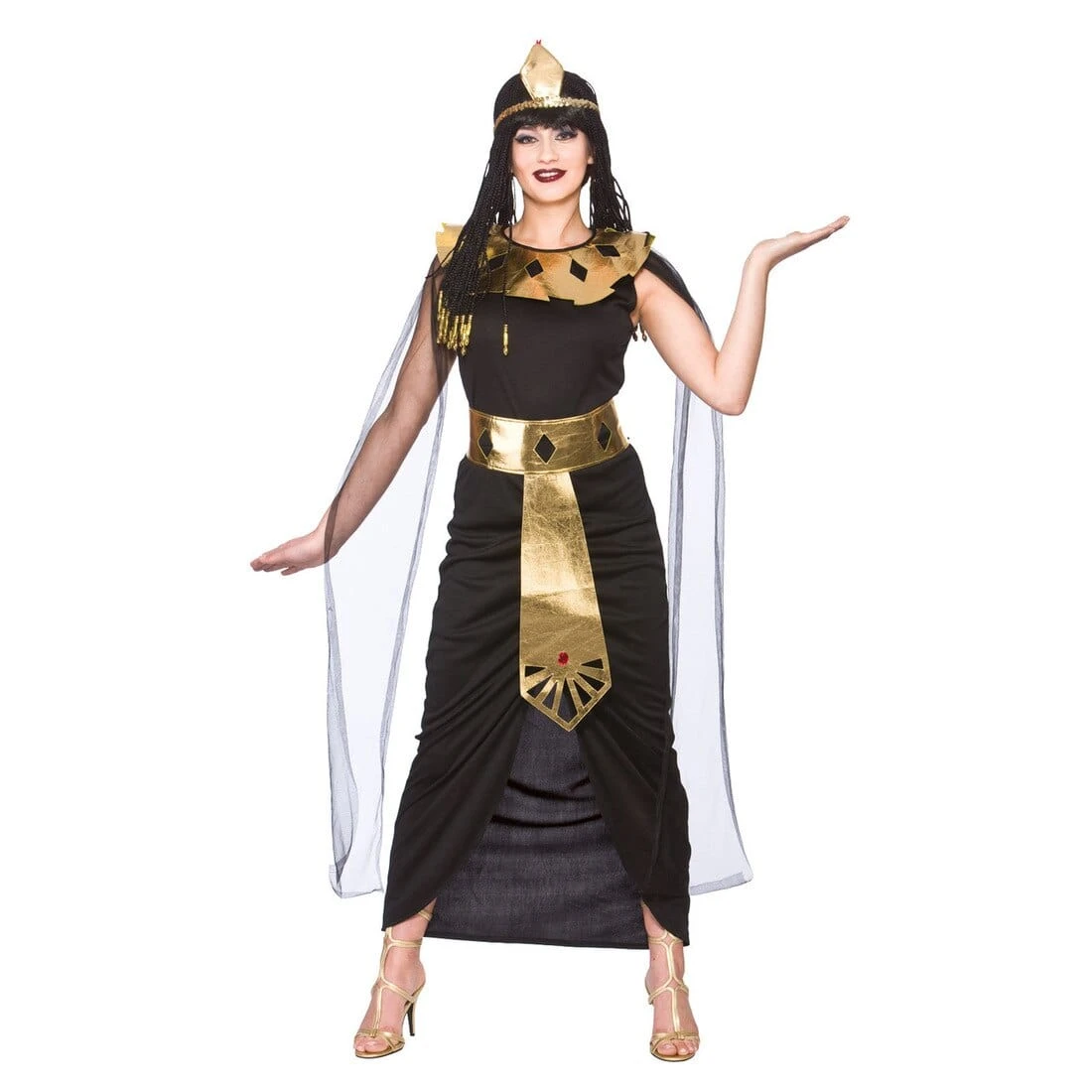 Womens Charming Cleopatra Fancy Dress Halloween Costume 1 Womens Charming Cleopatra Fancy Dress Halloween Costume