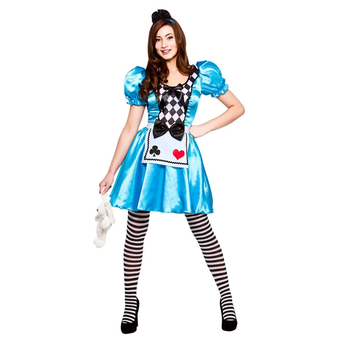Womens Storybook Alice Fancy Dress Halloween Costume 1 Womens Storybook Alice Fancy Dress Halloween Costume