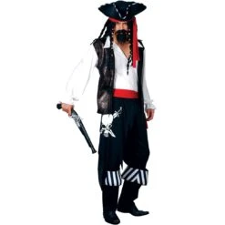 Mens High Seas Buccaneer Pirate Halloween Costume
