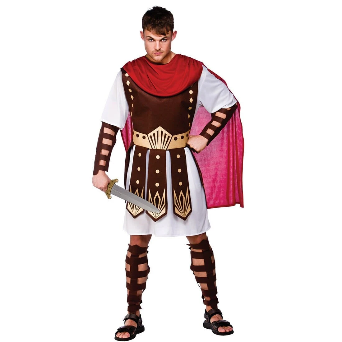 Mens Roman Centurion Gladiator Fancy Dress Halloween Costume 1 Mens Roman Centurion Gladiator Fancy Dress Halloween Costume