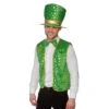 Mens Green St Patricks Set Fancy Dress Halloween Costume