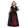 Girls Vampire Princess Halloween Horror Fancy Dress Party