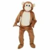Cheeky Brown Monkey Mascot Fancy Dress Halloween Costume