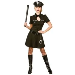 Womens Naughty Officer Police Uniform American Cop Costume